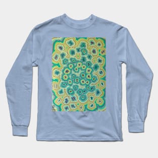 Zen Doodle Astrology Yellow Morning Long Sleeve T-Shirt